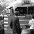Hog Farm commune bus, destination Earth People's Park